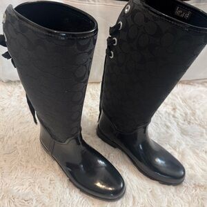 Women's Black Winter & Rain Boots